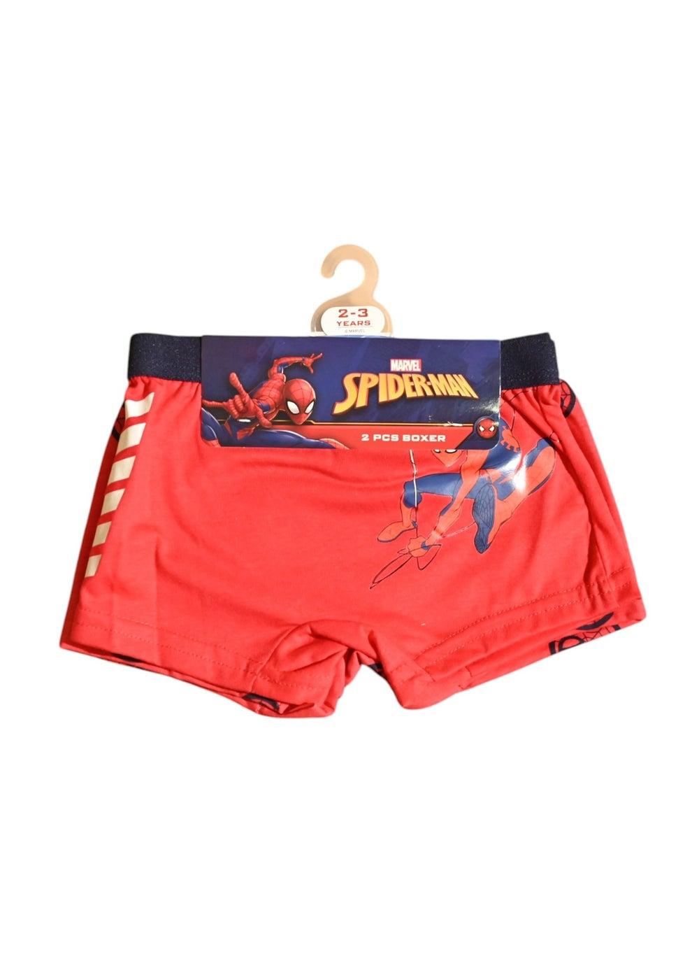 SPIDERMAN 2PCS Boys Boxer Briefs Multicolor - Image 1