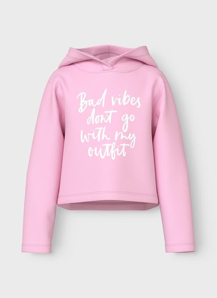 Youth Pullover Hoodie 13234375 Pink Cotton Style - Image 1