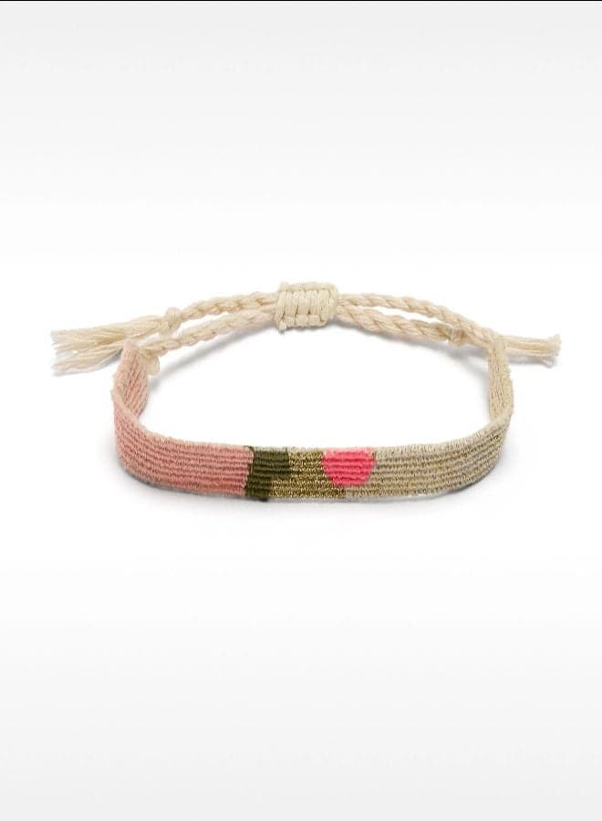 Multicolour Adjustable Flower Bracelet 234978 Hm - Image 1