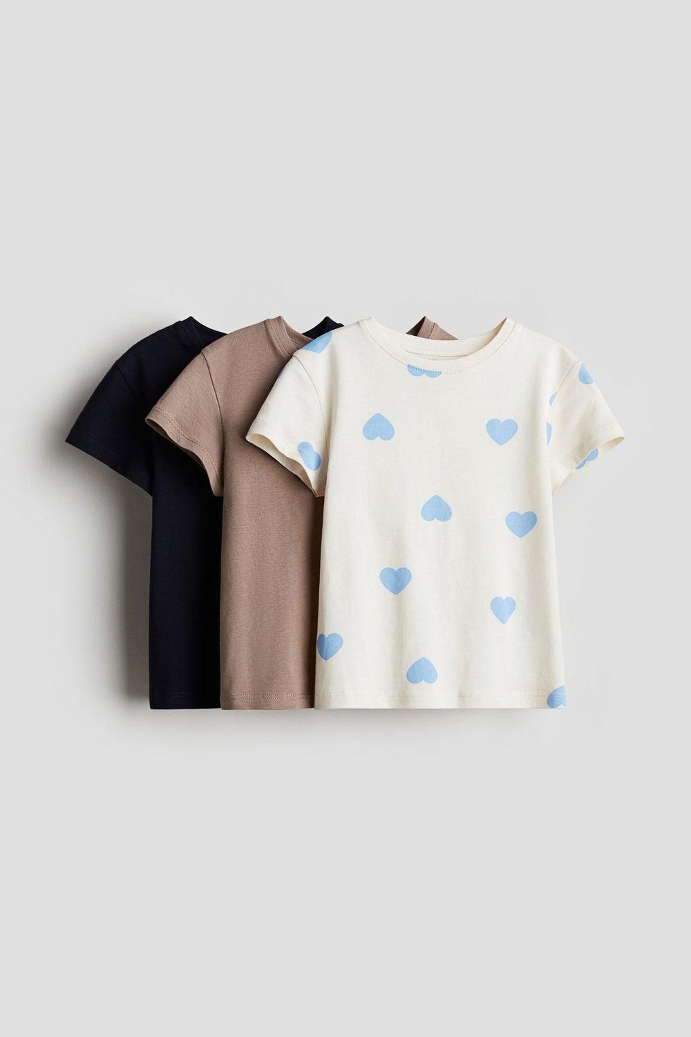 3-Pack Cotton Jersey Girls Tops - Image 1