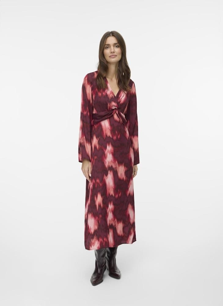 Vmgerna Knot Midi Wrap Dress 10336517 - Image 1