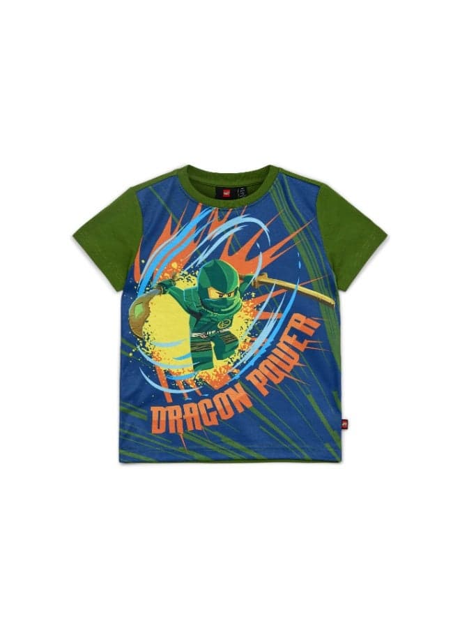 LEGO LWTANO 206 Boys Lime T-Shirt - Image 1