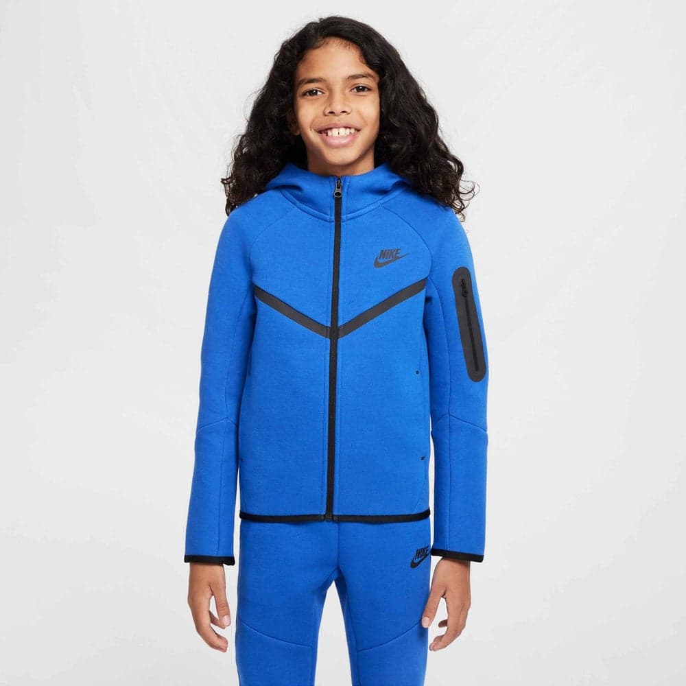 Kids' Sportswear Tech Fleece Full-Zip Hoodie Blue - Image 1