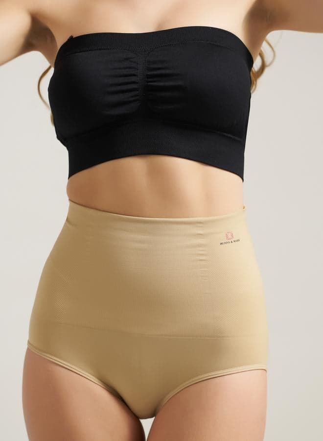 MUNNS AND MARS Seamless High-Rise Sculpting Brief - Image 1