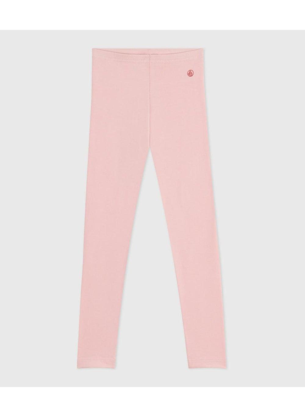 Girls Plain Cotton Leggings – Lightweight Jersey Comfort - Image 1
