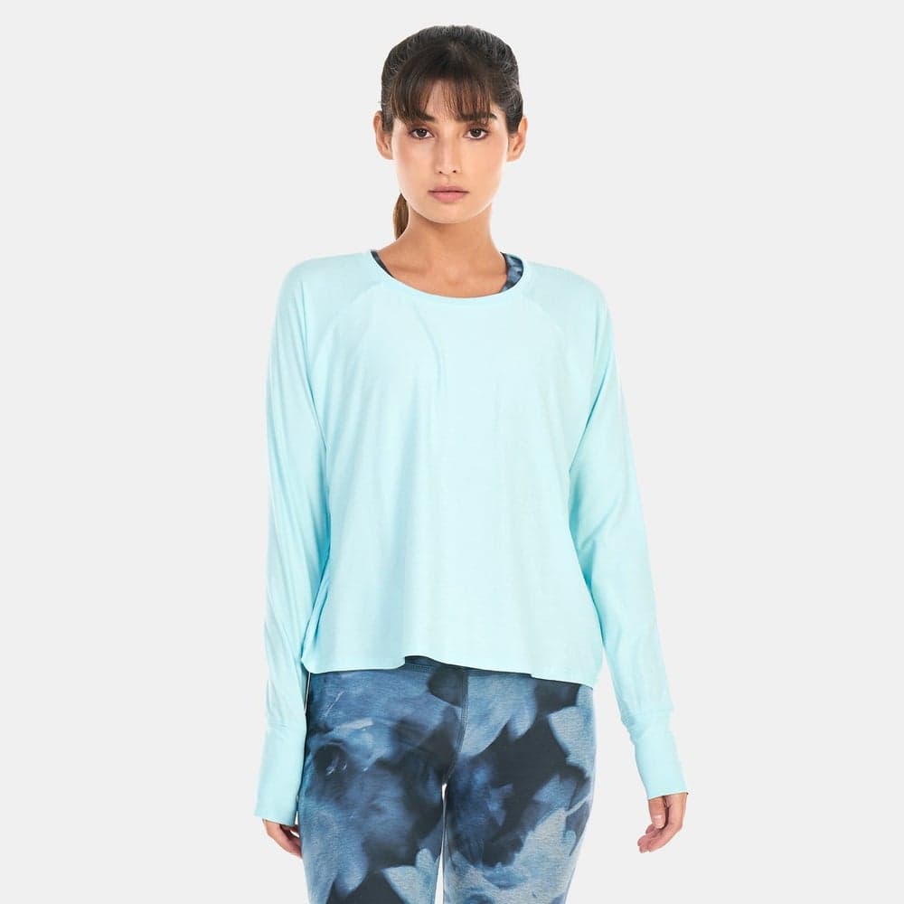 Featherweight Daydreamer Long Sleeve Tee Blue - Image 1