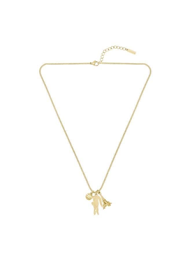 Lacoste Umpire Gold Pendant Necklace 2040454 - Image 1