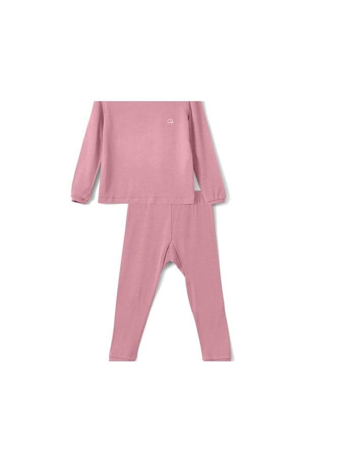 Bamboo Spandex Pajama 3T Lilac Set - Image 1