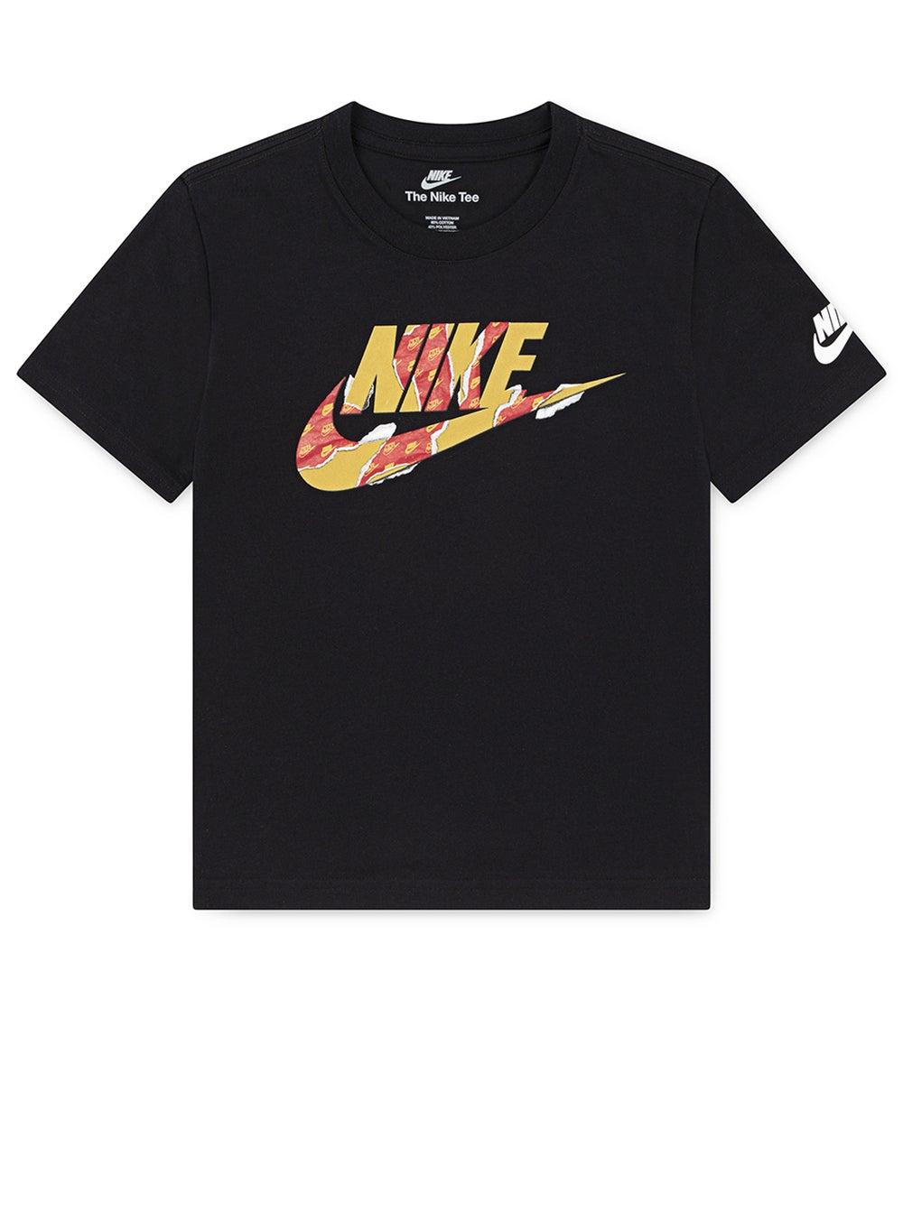 Kids Futura Graphic Tee – Black Crew Neck - Image 1