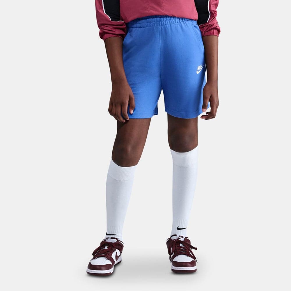 Nike Kids Sportswear Club Knit Shorts Blue - Image 1