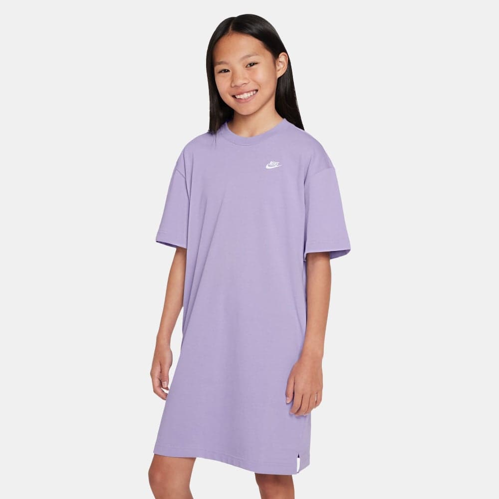 Girls Lavender Kids' Sportswear T-Shirt Dress Midi - Image 1