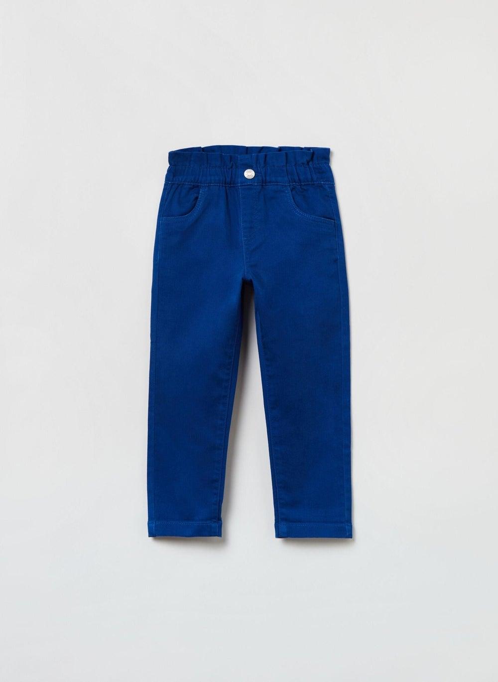 OVS Stretch Paper Bag Joggers for Girls - Image 1