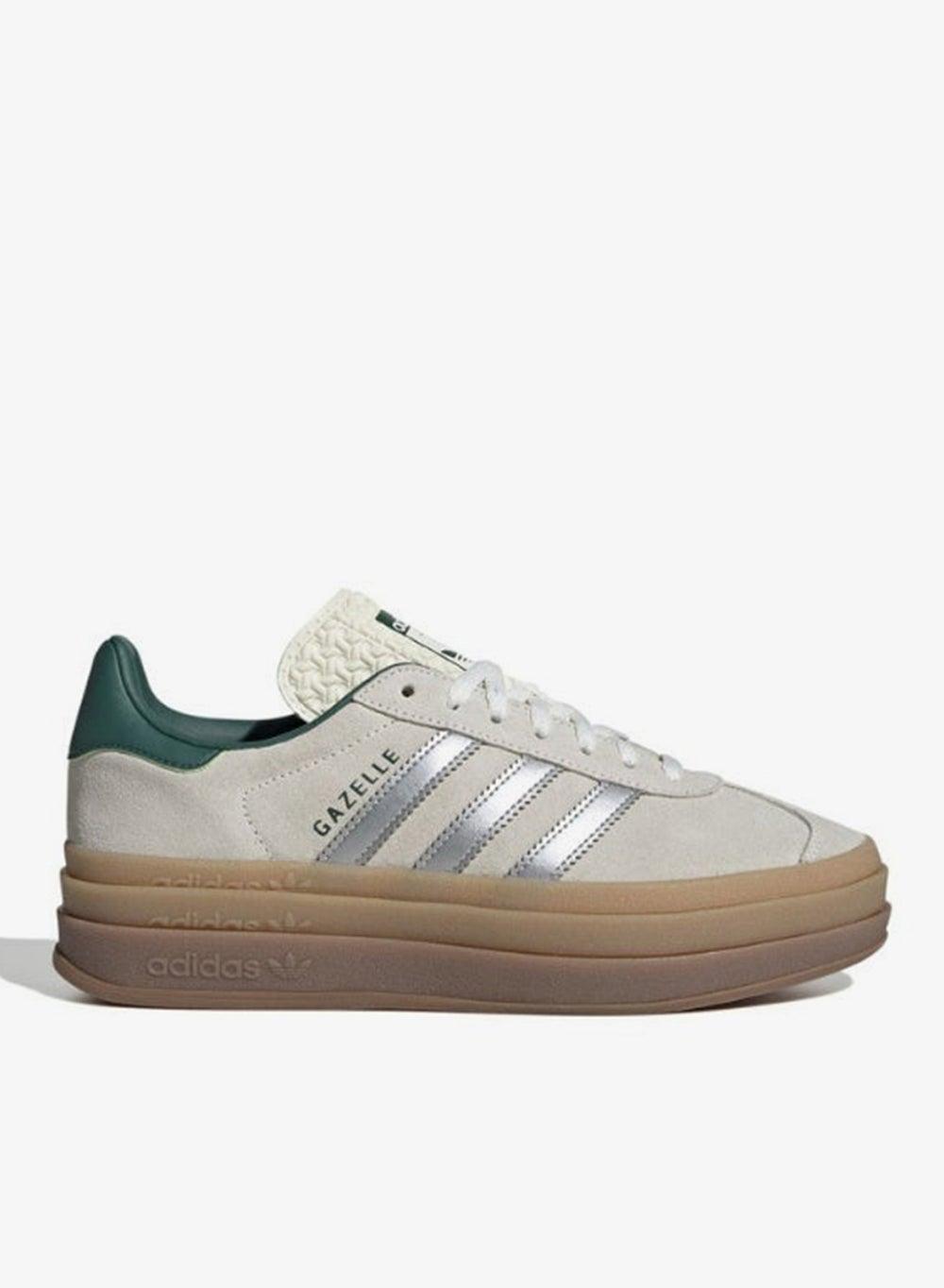 Adidas Gazelle Bold W White Women’s Leather Sneakers - Image 1