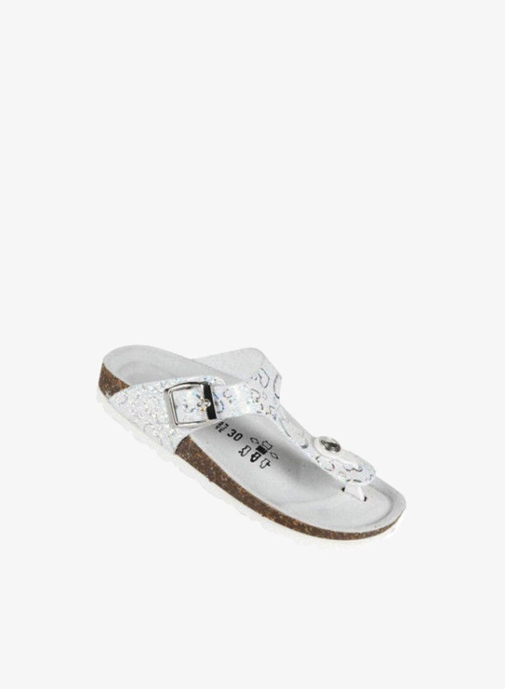 Biochic Girls Thong Sandals 012-419 830-White - Image 1