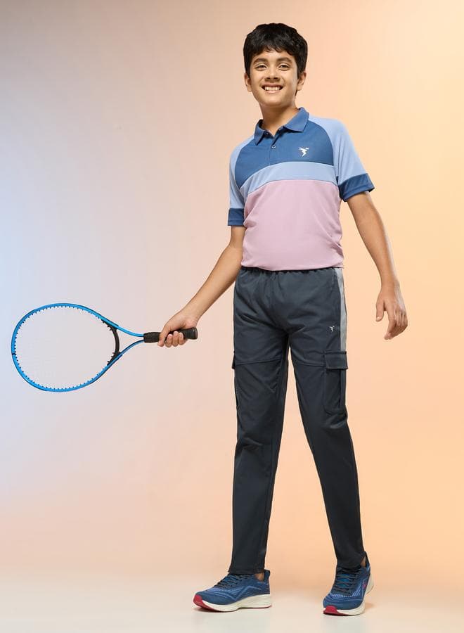 Teen Straight Fit Sports Cargo Track Pants - Image 1