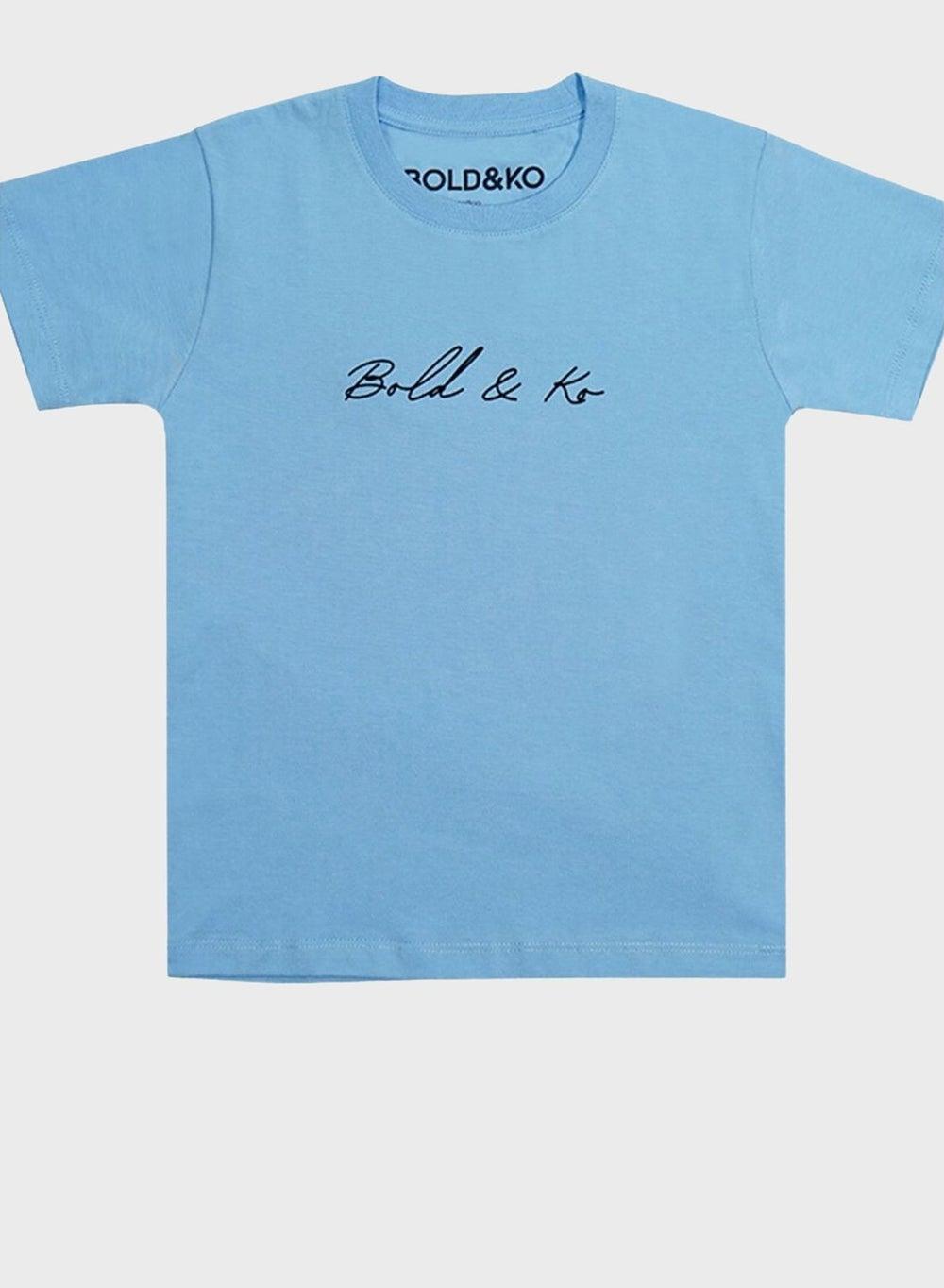 BOLD&KO Kids Logo Cotton T-Shirt - Image 1