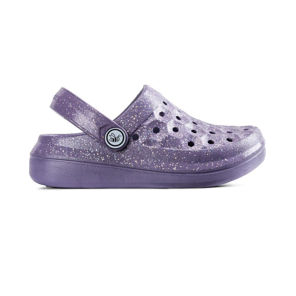 Girls Varsity Clog Glitter Enchantment Purple - Image 1