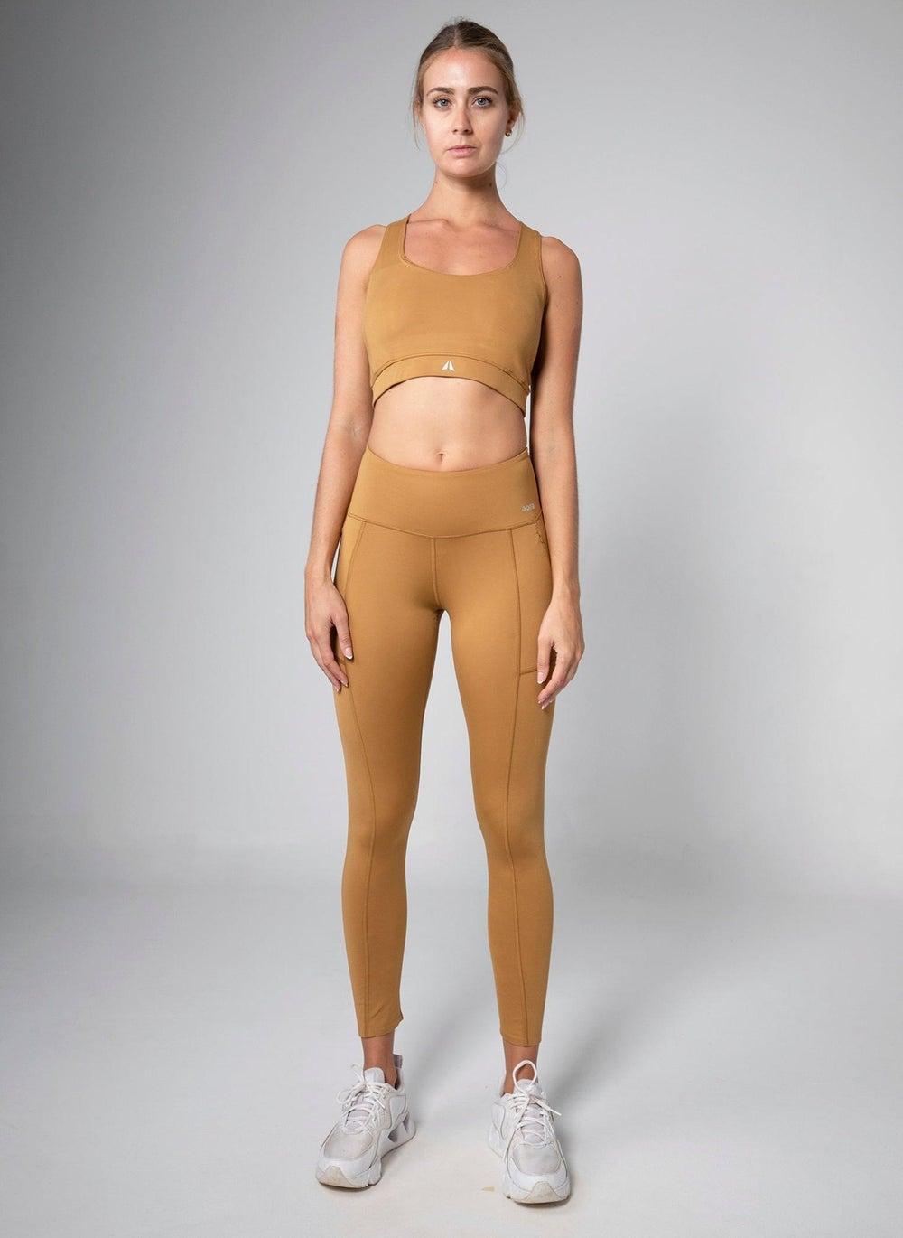 Keiko Mauve Compression Tights High-Impact Skinny Fit - Image 1