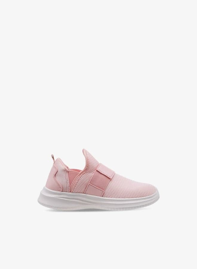Girls’ Pink Panelled Slip-On Sports Shoes Ck24937Gj - Image 1