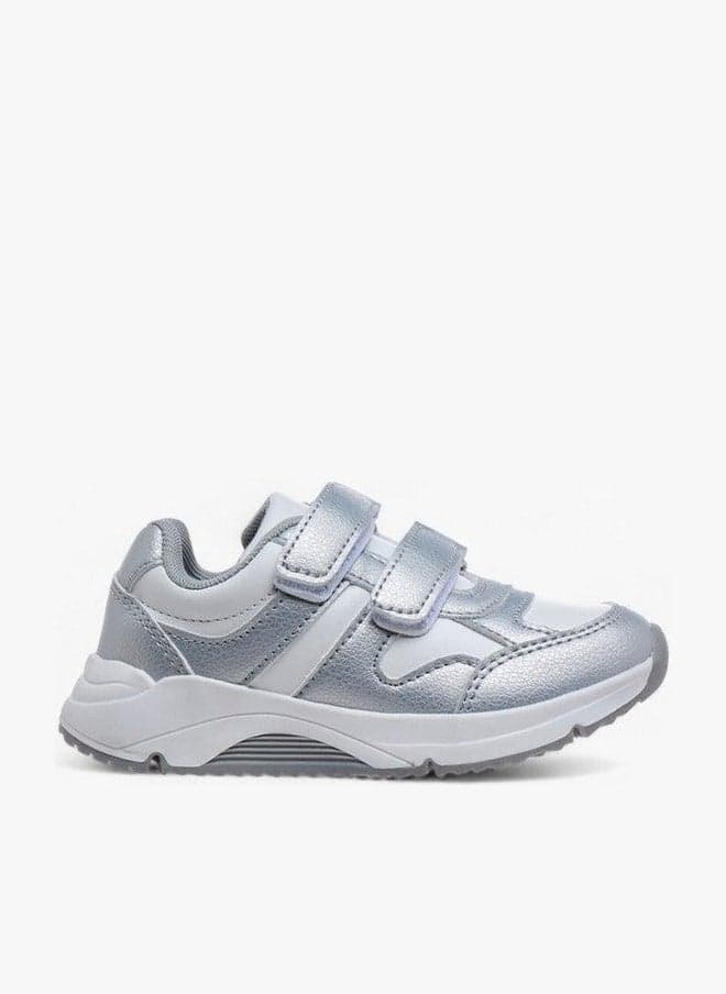 Girls Panelled Sneakers Kgy25002Gj Hook & Loop - Image 1