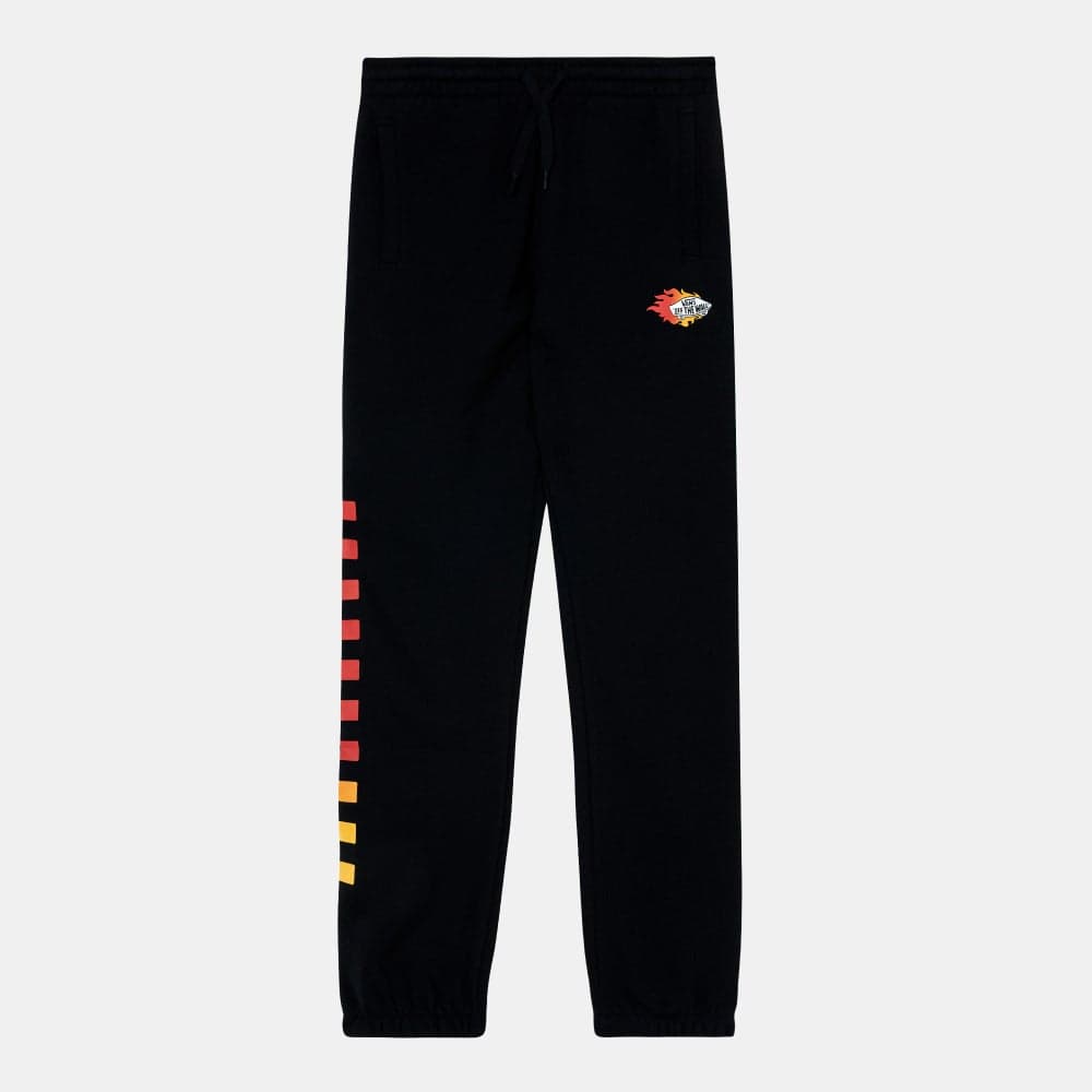 Boys' Flame Checkerboard Fleece Sweatpants - Image 1