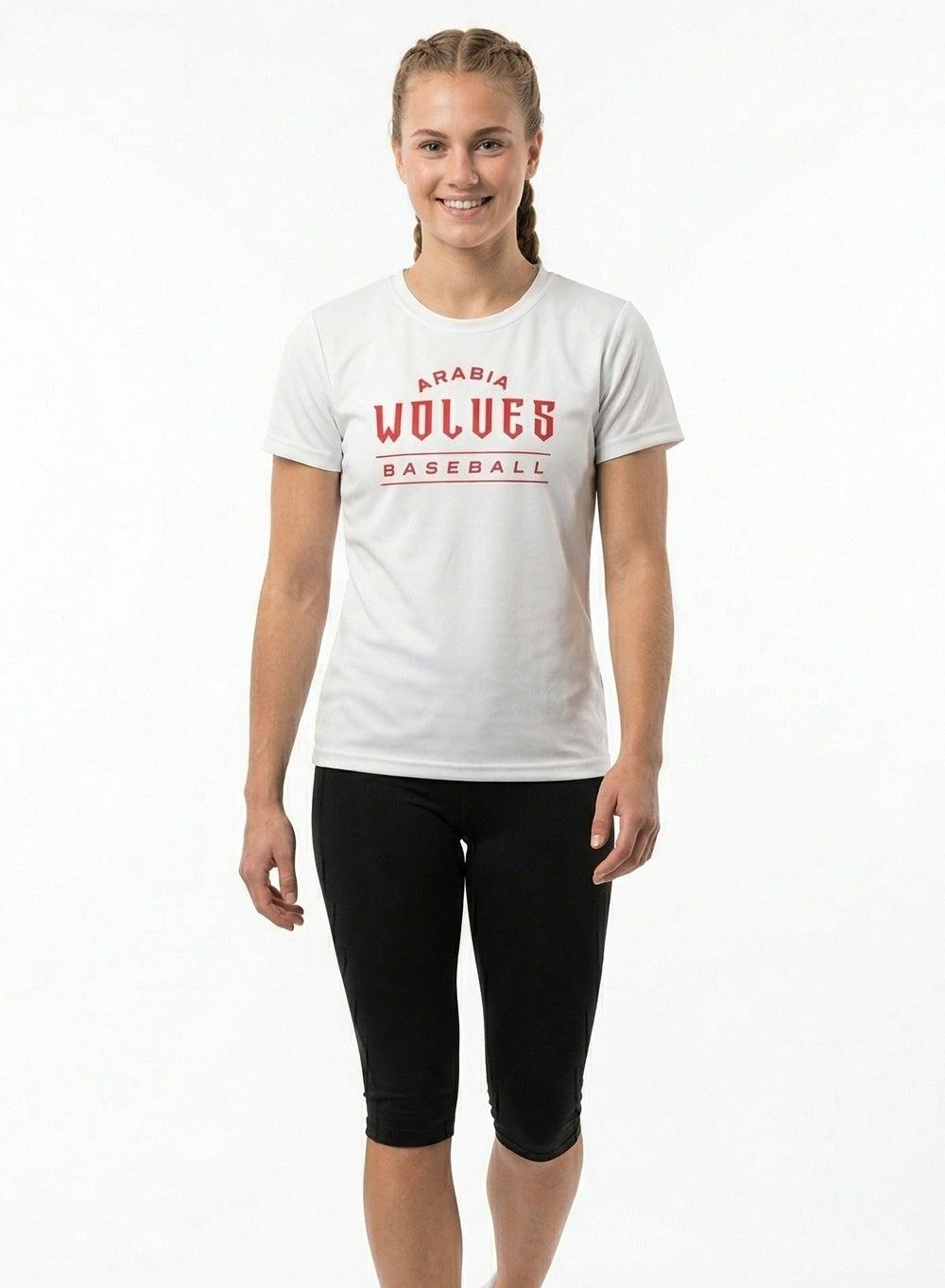 Arabia Wolves Women’s ProField Performance T-Shirt - Image 1