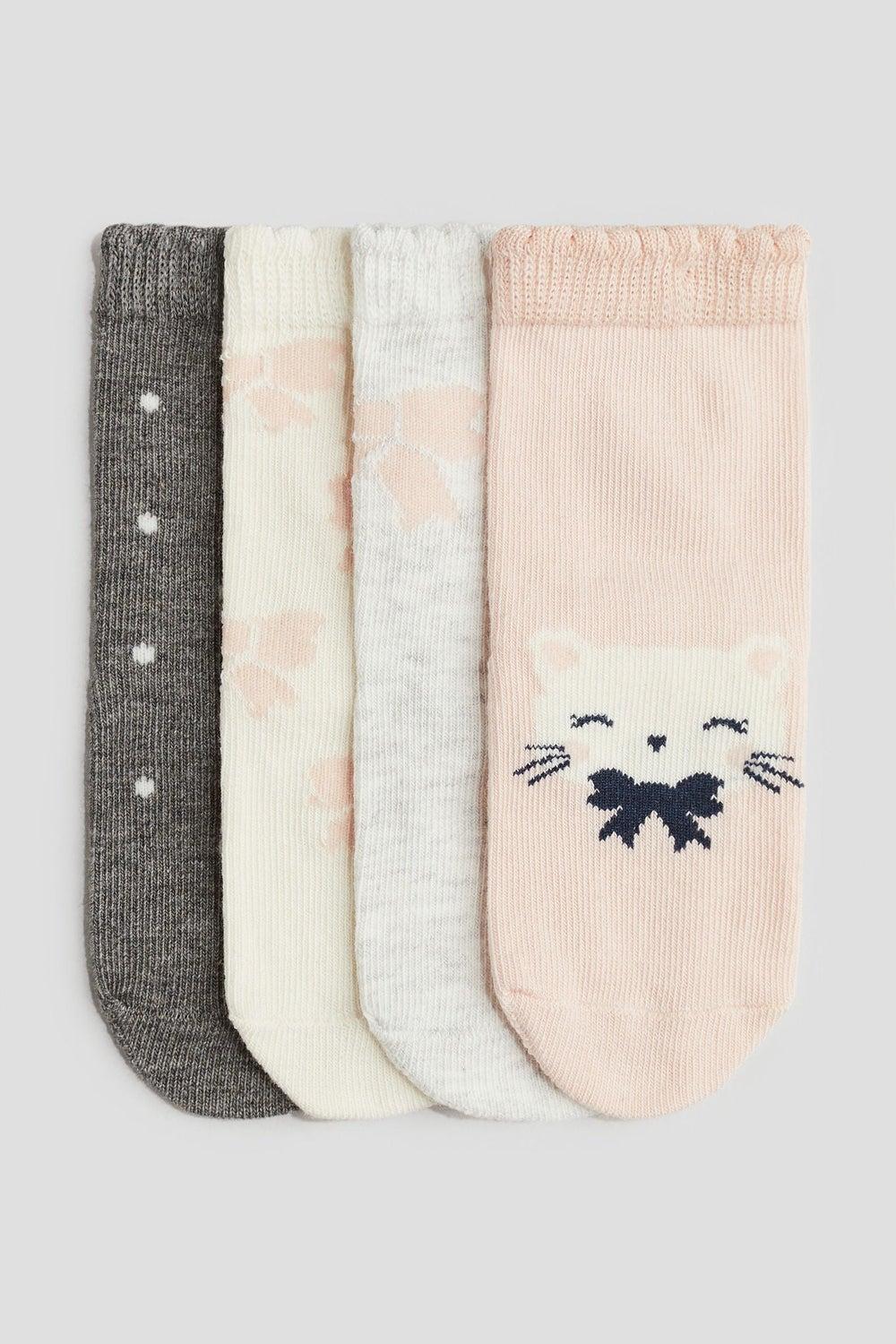 4-Pack Socks in Soft Cotton Blend - Image 1