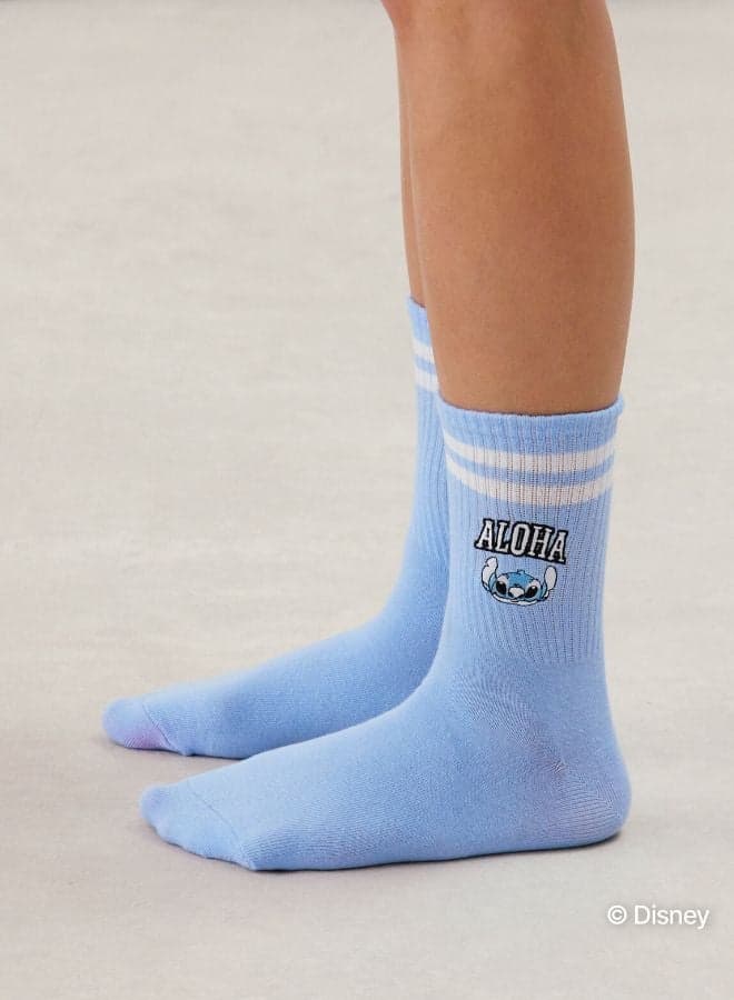Stitch Blue Comfort Socks 655334823 - Image 1