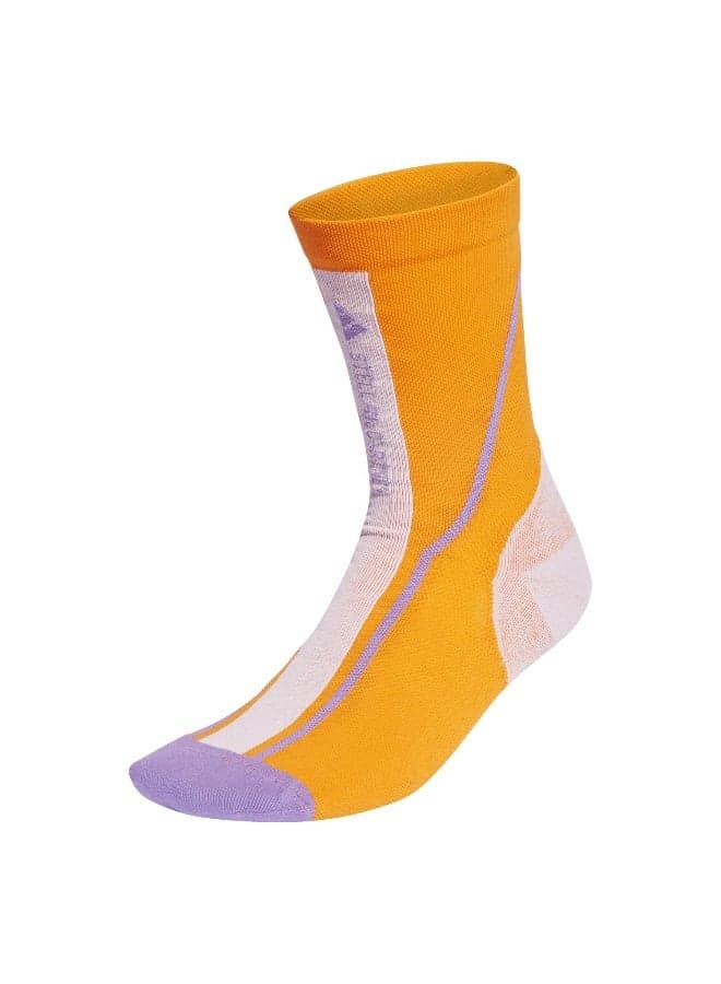 adidas by Stella McCartney Performance Crew Socks Orange - Image 1