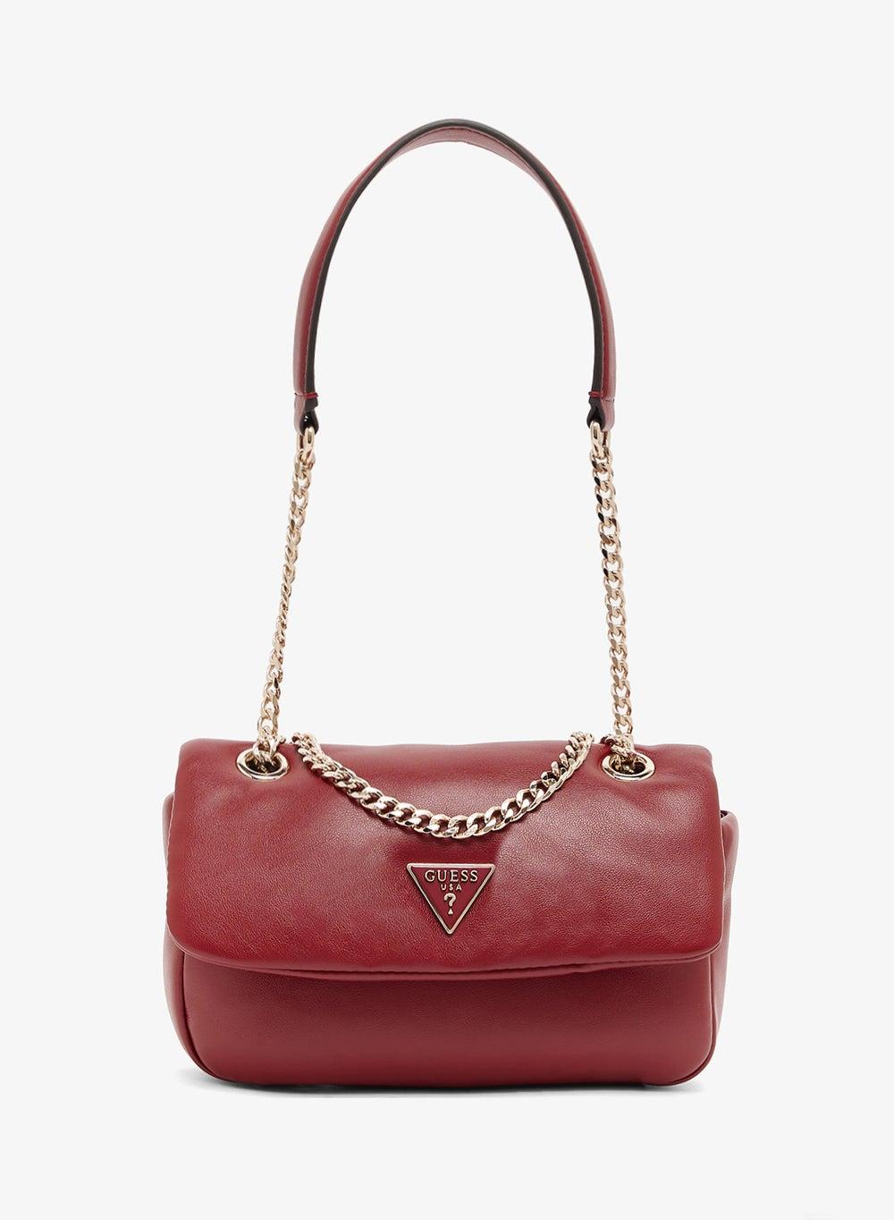 Sunetra Mini Red Crossbody Bag with Chain Strap - Image 1
