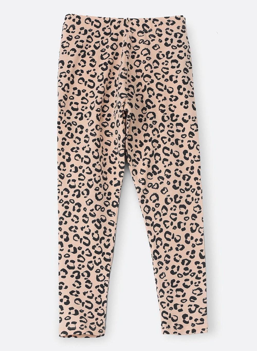 Animal Print Knit Leggings Rdlktng W203 - Image 1