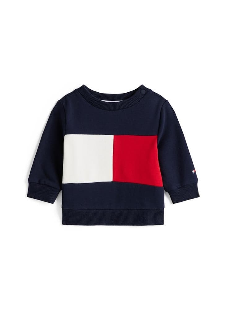 Boys Colorblock Crewneck Sweatshirt Kn0Kn02119C1G - Image 1