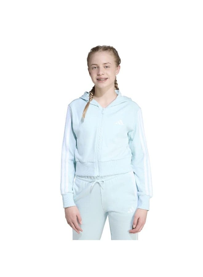 Essentials Full-Zip Hoodie Kids Halo Mint - Image 1