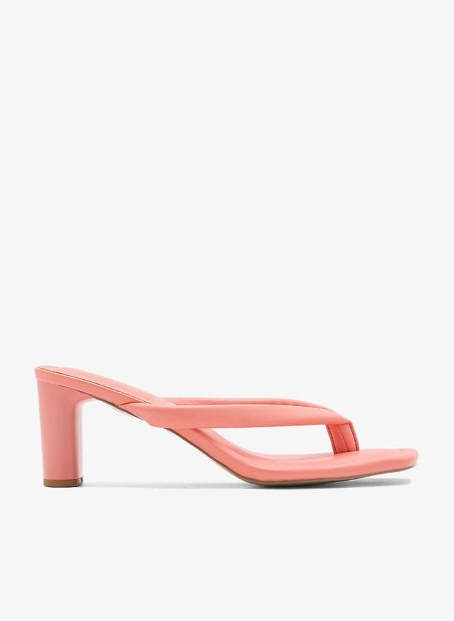 Coral Padded Toe Post Heel Sandal 6615 1 - Image 1