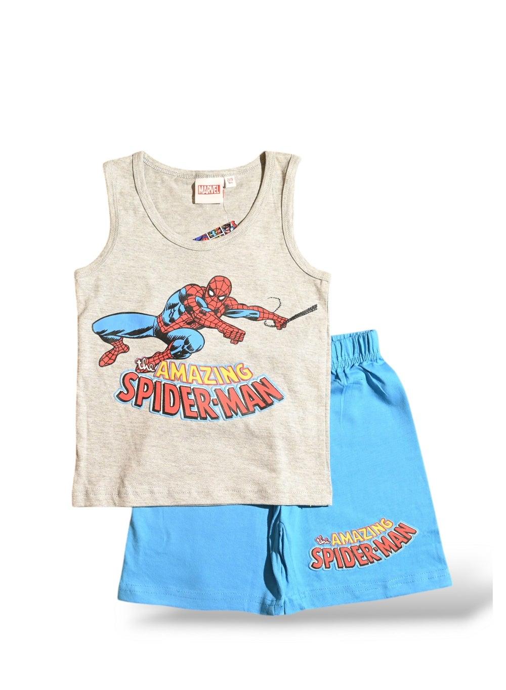 SPIDERMAN Boys Sleeveless Short Set - Image 1