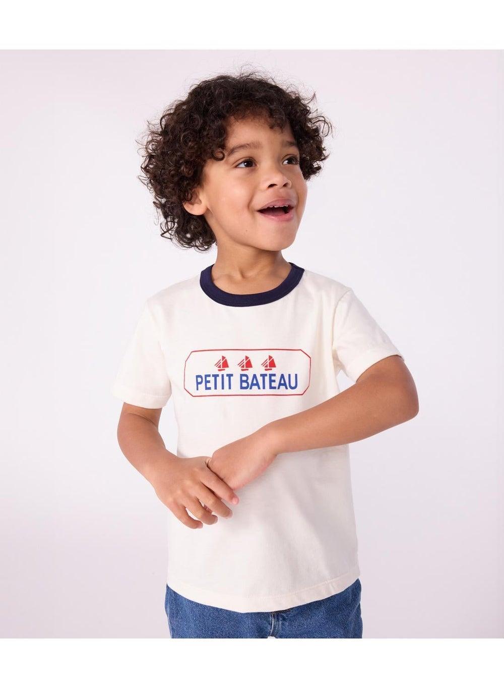 Boys Printed Cotton T-Shirt – Classic Fit - Image 1