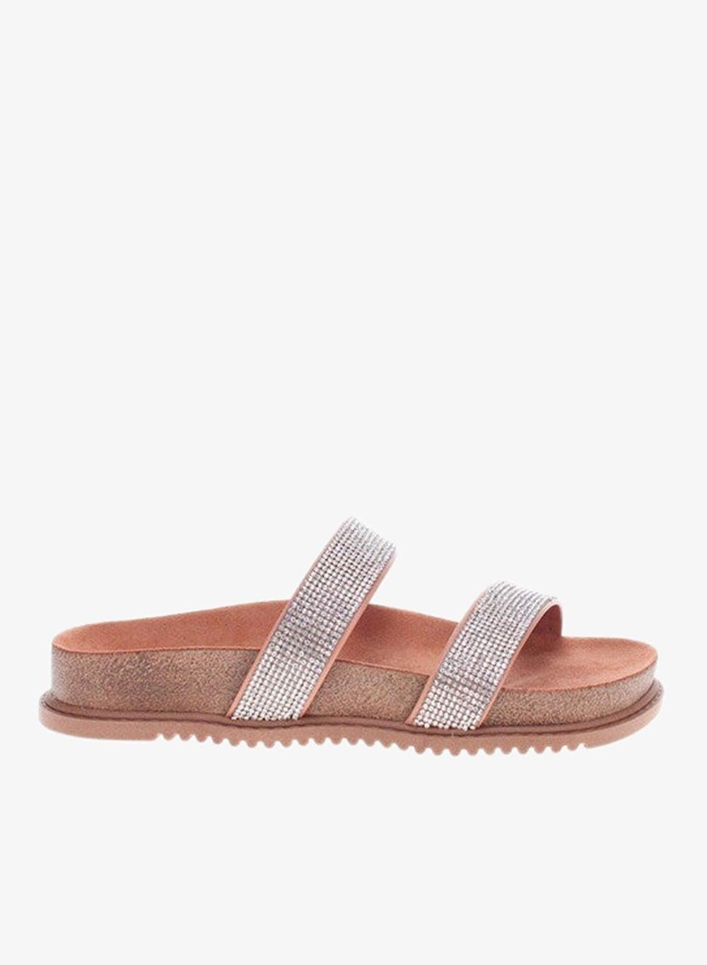 Nude Flat Sandals for Women – Cushioned Slip-On Comfort - Image 1