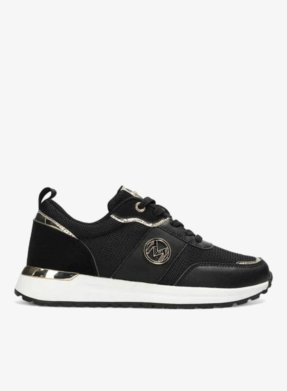 Panelled Lace-Up Sneakers Mi001001053W Black - Image 1