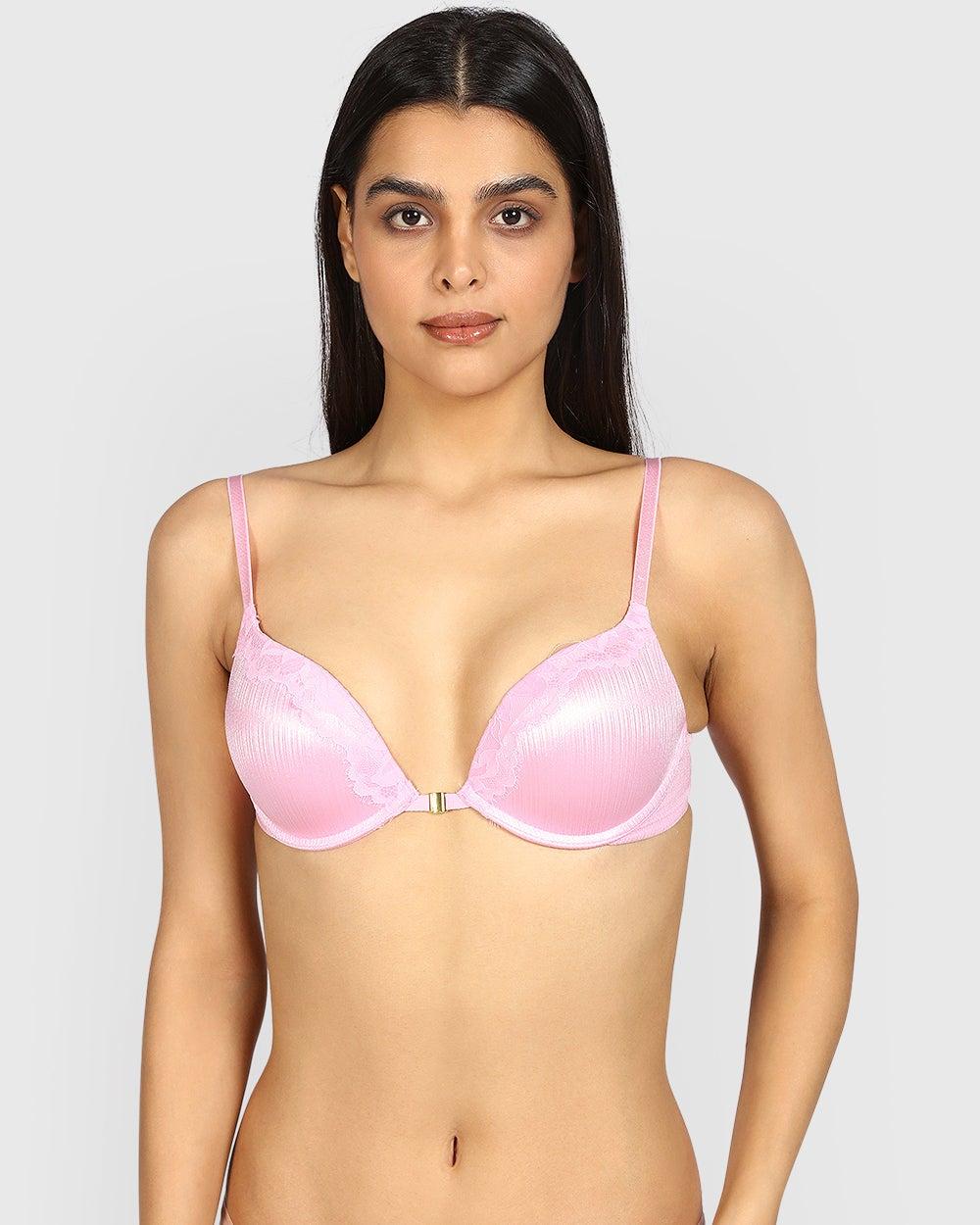La Senza Hello Sugar Lilac Double Pushup Plunge Bra - Image 1