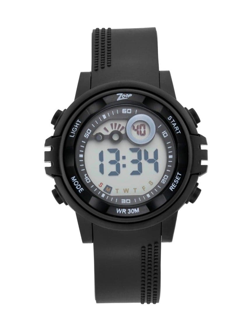 Black Kids Digital Watch-26017PP02 Zoop Edition - Image 1