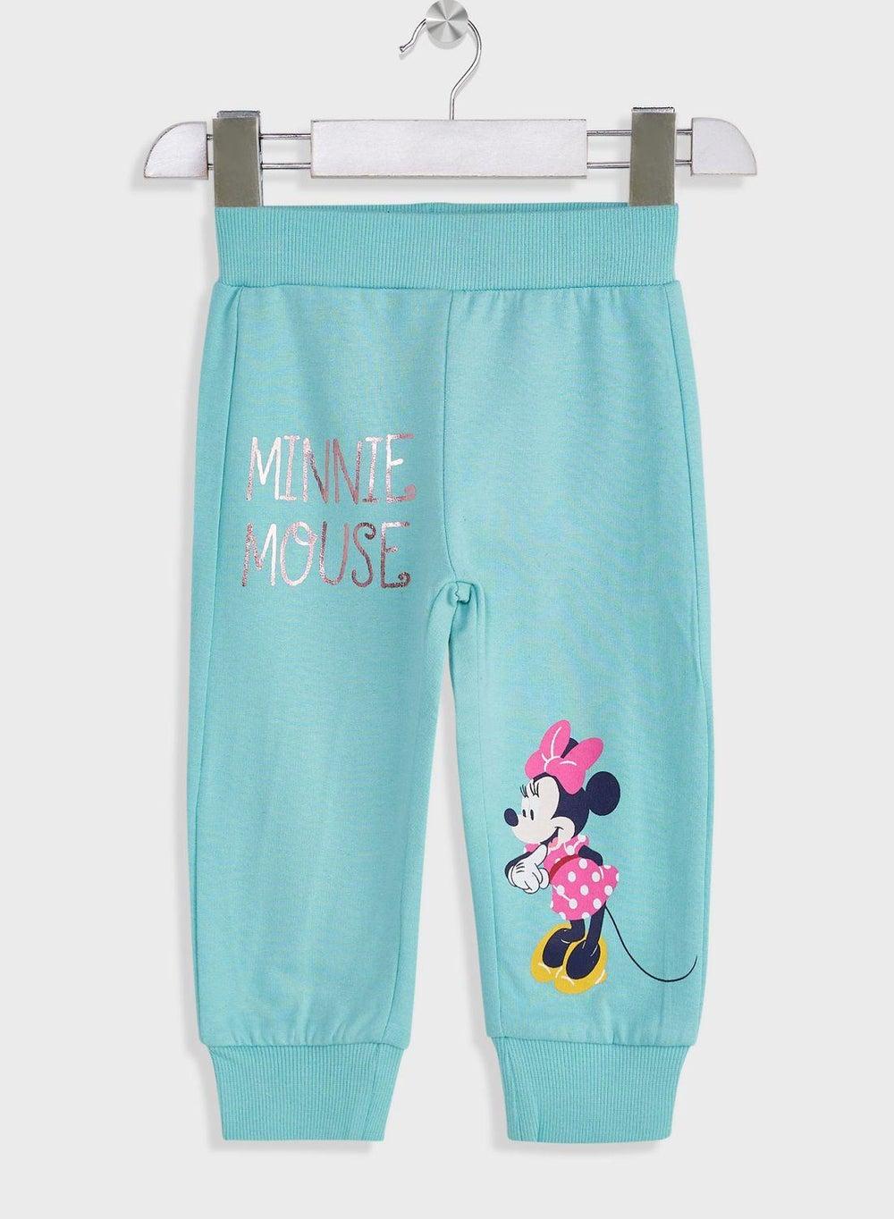 Infant Minnie Mouse Cotton Sweatpants - Image 1