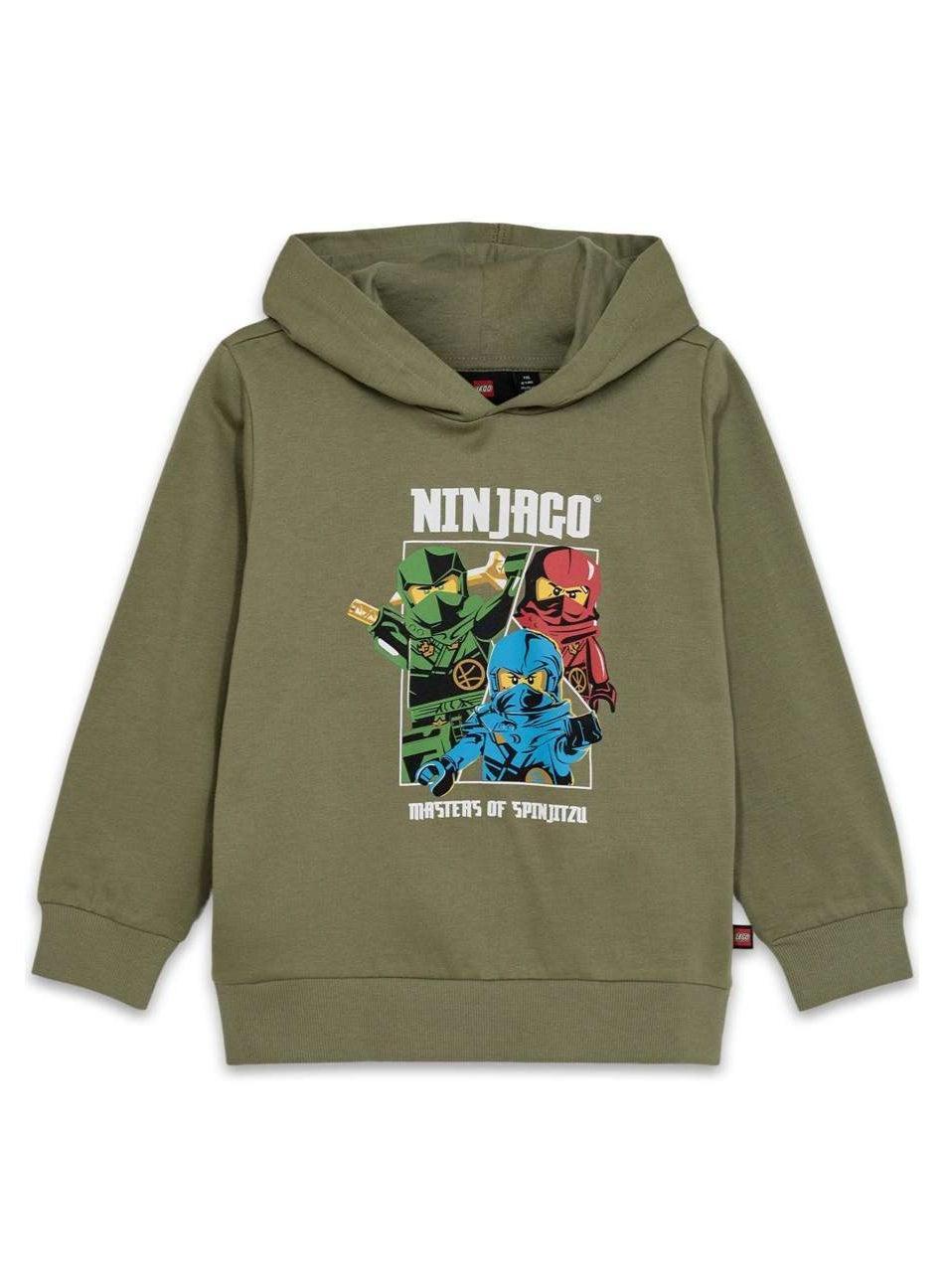 LEGO LWSCOUT 600 Kids Hoodie Light Olive Green - Image 1