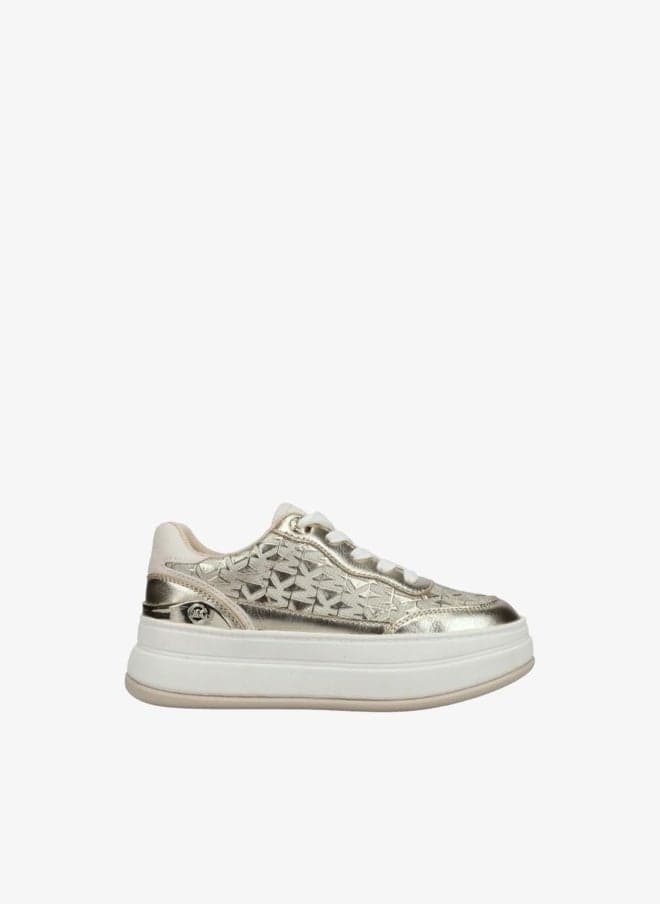Michael Kors Youth Hayes Platform Sneakers Mk02735731 - Image 1