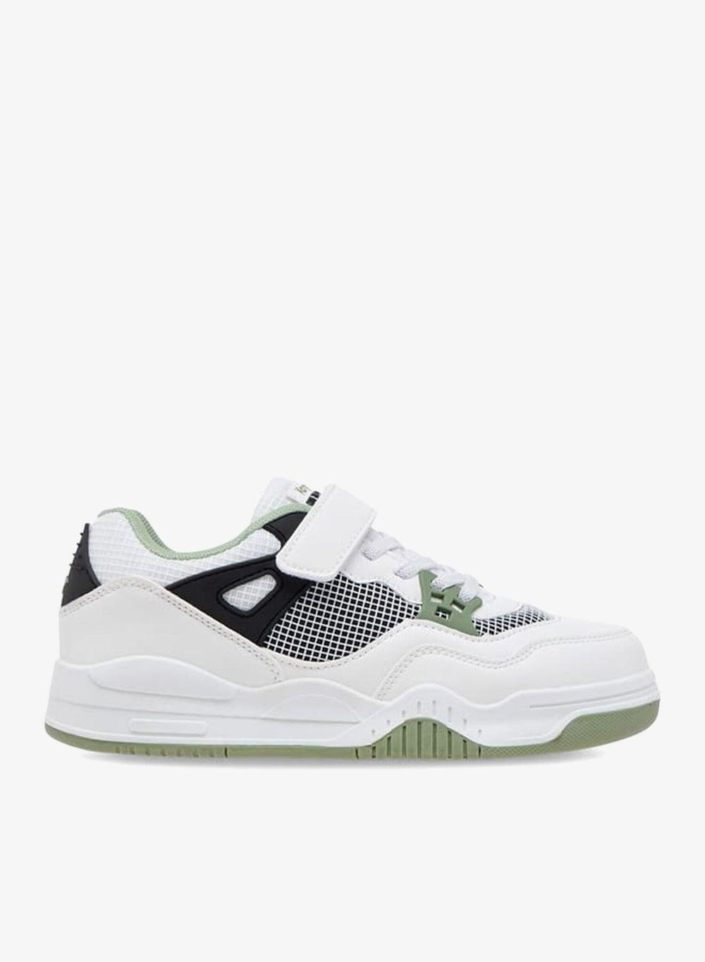 Boys' Panelled Sneakers with Hook and Loop Closure - Image 1