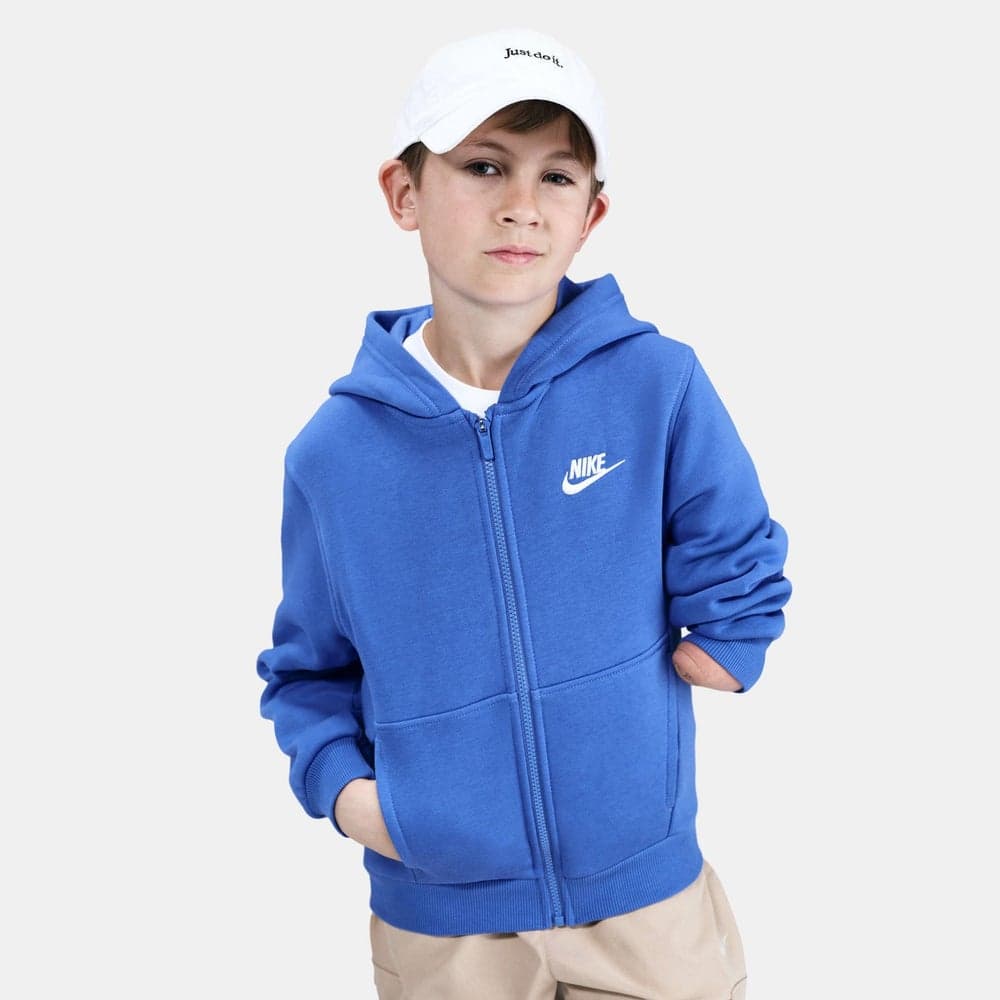 Kids' Sportswear Club Fleece Full-Zip Hoodie - Image 1