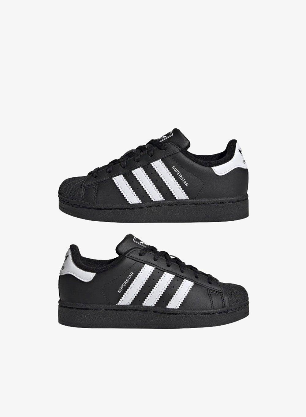 adidas Superstar II C Black Kids Sneakers - Image 1