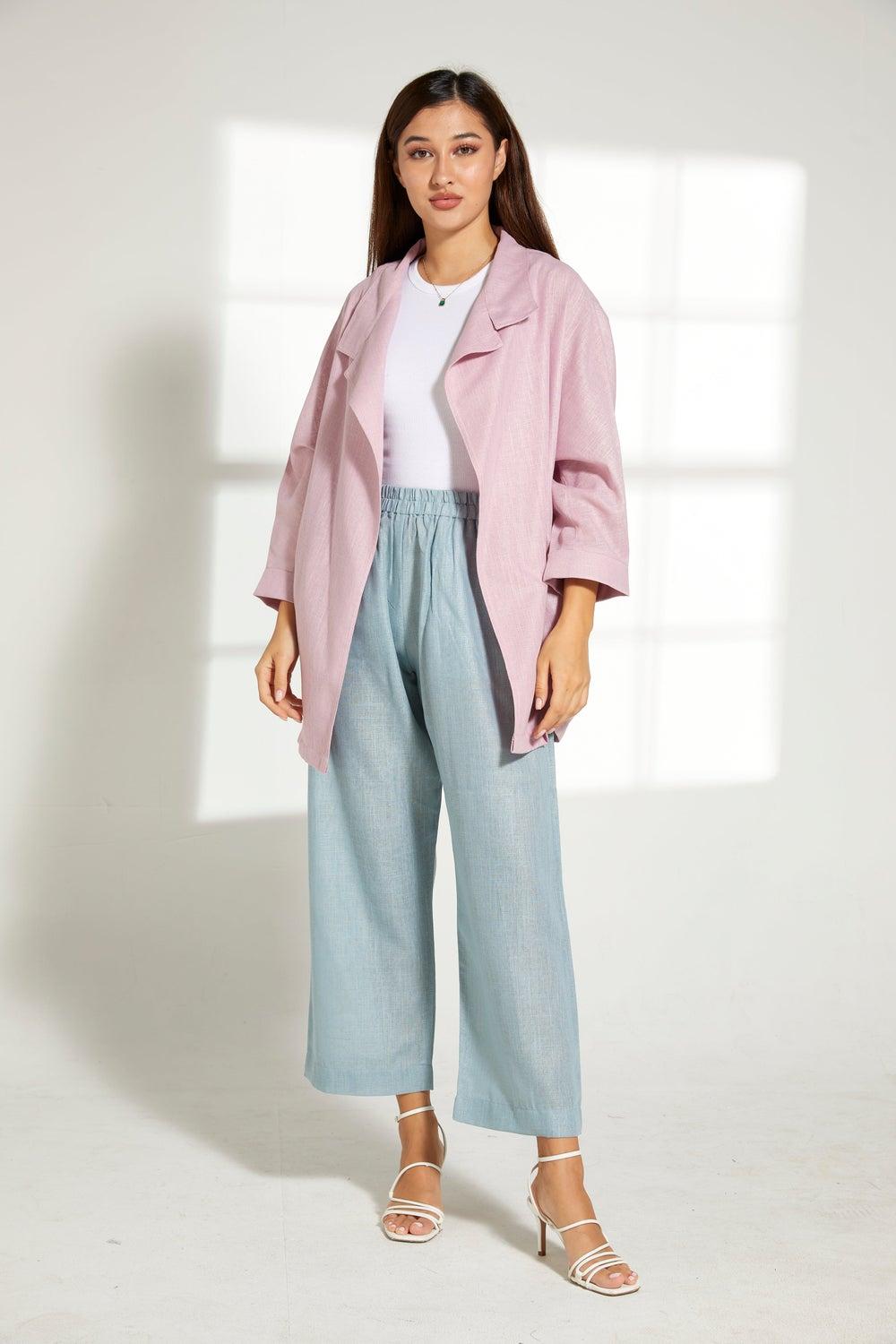 Multicolor Long Sleeve Top & Pants Set for Women - Image 1