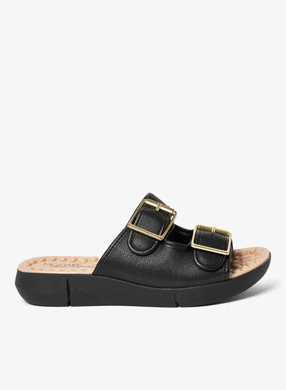 Elegant Women’s Flat Sandals – Cushioned Comfort Slides - Image 1