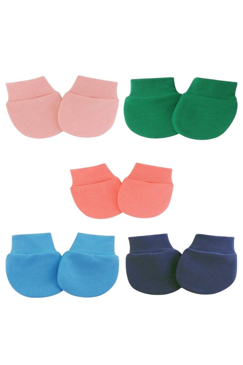 Bambimici 5 pcs Little Snuggles Baby Mittens Set I - Image 1