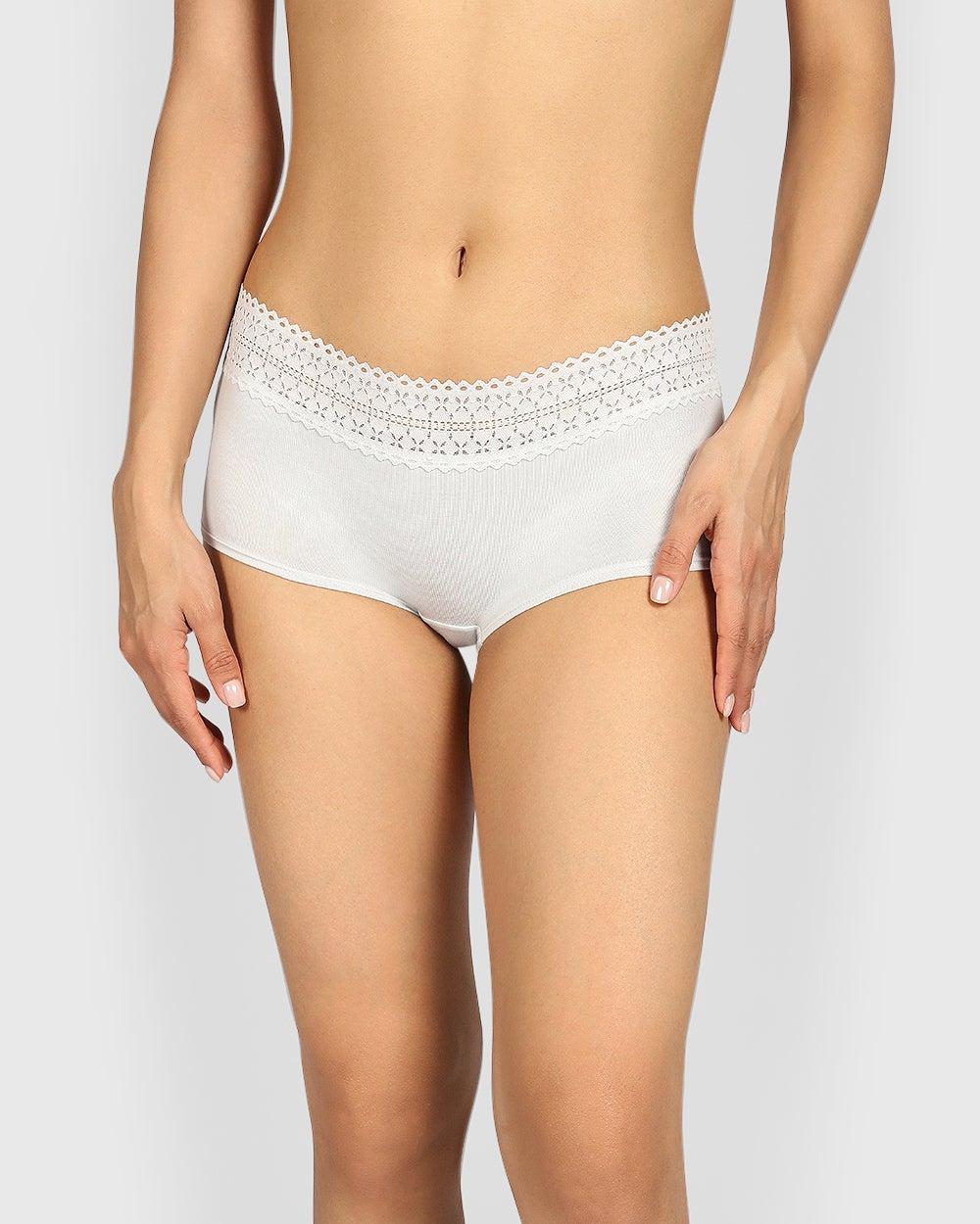 La Senza Remix Cotton Boyshort Panties Dawn Blue - Image 1
